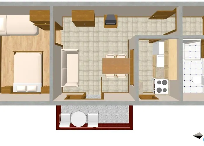 Apartman With Parking Space - 2285 *